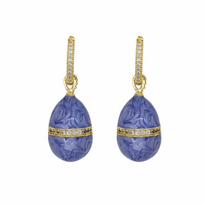 Серьги Faberge лавандовые