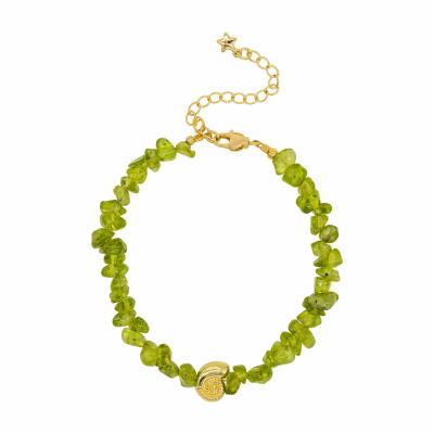 Браслет Наутилус перидот