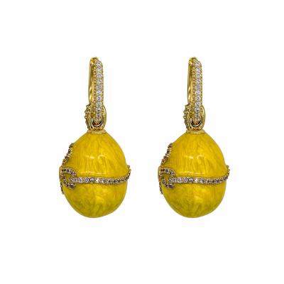Серьги Faberge желтые