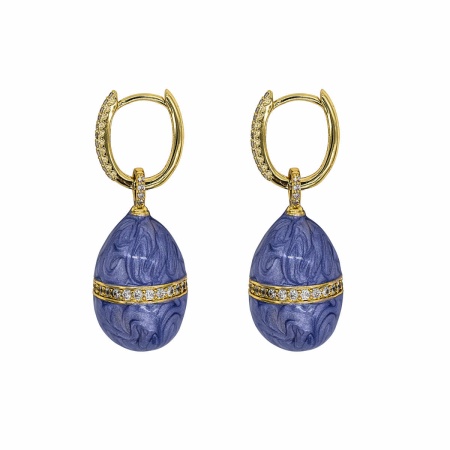 Серьги Faberge лавандовые