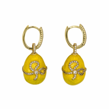 Серьги Faberge желтые