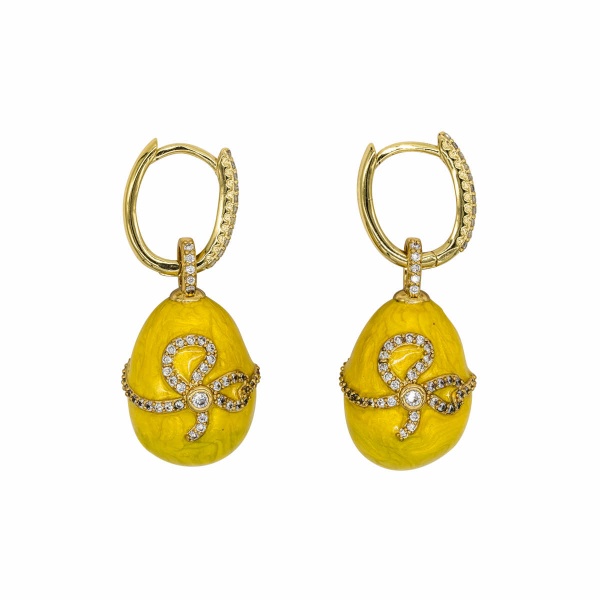 Серьги Faberge желтые