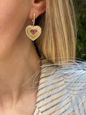 Серьги Love